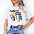 Watch Out Kindergarten Here I Come Cute Cat Back To School Unisex T-Shirt Watch Out Kindergarten Here I Come Cute Cat Back To School Unisex T-Shirt