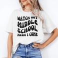 Watch Out Middle School Here I Come Funny Back To School Unisex T-Shirt