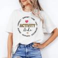 Women's Leopard Activity Aide Appreciation Week Back To School Unisex T-Shirt