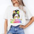 Women's Little Miss Preschool Messy Bun Tie Dye Back To School Girls Unisex T-Shirt Women's Little Miss Preschool Messy Bun Tie Dye Back To School Girls Unisex T-Shirt