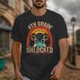 4th Grade Unlocked Level Up Gamer Back To School Fourth Unisex T-Shirt 4th Grade Unlocked Level Up Gamer Back To School Fourth Unisex T-Shirt
