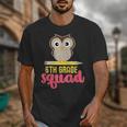 6th Grade Squad Back To School Owl & Pencil Unisex T-Shirt