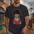 Back To School Afro African American Boy Student Unisex T-Shirt