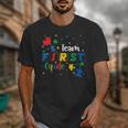 Back To School Autism Puzzle Pieces Autistic First Grade ASD Unisex T-Shirt Back To School Autism Puzzle Pieces Autistic First Grade ASD Unisex T-Shirt