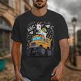 Back To School Goat School Bus 100 Days Of School Unisex T-Shirt Back To School Goat School Bus 100 Days Of School Unisex T-Shirt