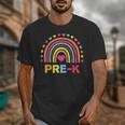 Back To School Shirt Rainbow Happy First Day Of Pre-K Unisex T-Shirt Back To School Shirt Rainbow Happy First Day Of Pre-K Unisex T-Shirt