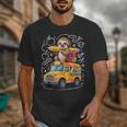 Back To School Sloth School Bus 100 Days Of School Unisex T-Shirt
