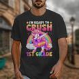 Back To School Unicorn Girls I'm Ready To Crush 1st Grade Unisex T-Shirt Back To School Unicorn Girls I'm Ready To Crush 1st Grade Unisex T-Shirt