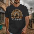 Back To School Wild About Kindergarten Leopard Rainbow Unisex T-Shirt Back To School Wild About Kindergarten Leopard Rainbow Unisex T-Shirt
