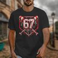 Baseball Candy Cane Drip 6 7 Six Seven Meme Christmas Boys Unisex T-Shirt Baseball Candy Cane Drip 6 7 Six Seven Meme Christmas Boys Unisex T-Shirt