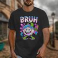 Bruh Baseball Drip Boys Youth Ice Cream Dripping Baseball Unisex T-Shirt