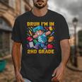 Bruh I'm In 2nd Grade Dabbing Boys Kids Gamer Back To School Unisex T-Shirt
