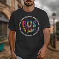 Bus Driver Aide Back To School Bus Driver Tie Dye Unisex T-Shirt