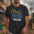 Class Of 2038 Grow With Me Kindergarten Back To School Unisex T-Shirt