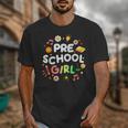 Cute Preschool Girl First Day Of School Back To School Unisex T-Shirt Cute Preschool Girl First Day Of School Back To School Unisex T-Shirt