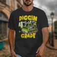 Diggin 4th Grade Bulldozer Back To School Unisex T-Shirt Diggin 4th Grade Bulldozer Back To School Unisex T-Shirt