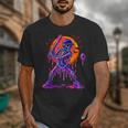 Drip Skeleton Batting Baseball Halloween Unisex T-Shirt