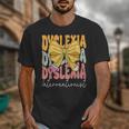 Dyslexia Interventionist Groovy Coquette Bow Back To School Unisex T-Shirt Dyslexia Interventionist Groovy Coquette Bow Back To School Unisex T-Shirt