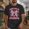 First Day Of Homeschool Coquette Back To School Girls Unisex T-Shirt First Day Of Homeschool Coquette Back To School Girls Unisex T-Shirt