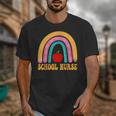 First Day Of School Nurse Back To School Rainbow Pencil Unisex T-Shirt