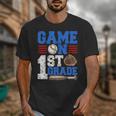 Game On First Grade Boy Baseball Back To School Unisex T-Shirt Game On First Grade Boy Baseball Back To School Unisex T-Shirt