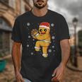 Gingerbread Man Baseball Christmas Unisex T-Shirt Gingerbread Man Baseball Christmas Unisex T-Shirt