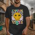 Girls 1st Grade Vibes Smile Face Back To School 1st Grade Unisex T-Shirt Girls 1st Grade Vibes Smile Face Back To School 1st Grade Unisex T-Shirt
