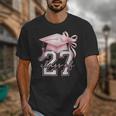 Girls Class Of 2027 Back To School Senior 2027 Coquette Bow Unisex T-Shirt Girls Class Of 2027 Back To School Senior 2027 Coquette Bow Unisex T-Shirt
