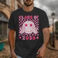 Groovy Class Of 2038 Grow With Me Smile Face Back To School Unisex T-Shirt Groovy Class Of 2038 Grow With Me Smile Face Back To School Unisex T-Shirt