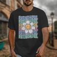 Groovy Preschool Cute Back To School First Day Of Pre K Unisex T-Shirt Groovy Preschool Cute Back To School First Day Of Pre K Unisex T-Shirt