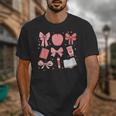 Happy Back To School 1st Day Toddler Girl Boho Coquette Bows Unisex T-Shirt Happy Back To School 1st Day Toddler Girl Boho Coquette Bows Unisex T-Shirt