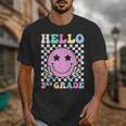 Hello 2nd Grade Groovy Back To School Second Grade Girls Kid Unisex T-Shirt Hello 2nd Grade Groovy Back To School Second Grade Girls Kid Unisex T-Shirt