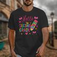 Hello Second Grade Colorful Pencil Tie Dye Back To School Unisex T-Shirt Hello Second Grade Colorful Pencil Tie Dye Back To School Unisex T-Shirt