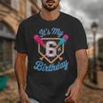 It's My 6th Birthday Baseball Fan Fun Party Celebration Unisex T-Shirt It's My 6th Birthday Baseball Fan Fun Party Celebration Unisex T-Shirt