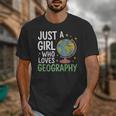 Just a Girl Who Loves Geography Back To School Kids Girls Unisex T-Shirt Just a Girl Who Loves Geography Back To School Kids Girls Unisex T-Shirt