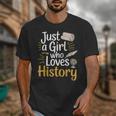 Just a Girl Who Loves History Cute Back To School Kids Girls Unisex T-Shirt Just a Girl Who Loves History Cute Back To School Kids Girls Unisex T-Shirt