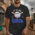 Kids 8th Baseball Birthday Party Boys Sport Fan 8 Years Old Unisex T-Shirt