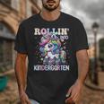 Kindergarten Back To School First Day Girls Rollin Unicorn Unisex T-Shirt