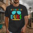 Kindergarten Dude First Day Back To School Kids Boys Unisex T-Shirt Kindergarten Dude First Day Back To School Kids Boys Unisex T-Shirt
