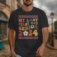 My Last First Day Senior 2024 Back To School Class Of 2024 Unisex T-Shirt My Last First Day Senior 2024 Back To School Class Of 2024 Unisex T-Shirt