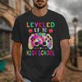 Leveled Up To High School Gaming Fun Back To School Tie Dye Unisex T-Shirt