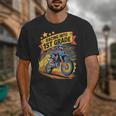Motocross Dirt Bike Back To School Racing Into 1st Grade Unisex T-Shirt