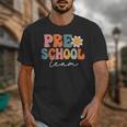 Preschool Team Retro Groovy Vintage Back To School Pre-K Unisex T-Shirt Preschool Team Retro Groovy Vintage Back To School Pre-K Unisex T-Shirt