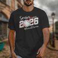 Proud Mama Of A 2026 Senior Baseball Graduation Mom Unisex T-Shirt