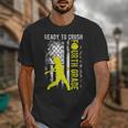 Ready To Crush Fourth Grade Softball USA Flag Back To School Unisex T-Shirt Ready To Crush Fourth Grade Softball USA Flag Back To School Unisex T-Shirt