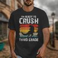 Ready Crush Third 3rd Grade Dinosaur Back To School Boys Unisex T-Shirt Ready Crush Third 3rd Grade Dinosaur Back To School Boys Unisex T-Shirt