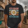 Retro 4th Grade Daisy Colorful Back To School Fourth Grade Unisex T-Shirt