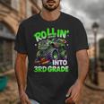 Rollin' Into 3rd Grade Monster Truck Back To School Boys Unisex T-Shirt Rollin' Into 3rd Grade Monster Truck Back To School Boys Unisex T-Shirt