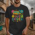 School Bus Driver Boho Floral Leopard Back To School Womens Unisex T-Shirt School Bus Driver Boho Floral Leopard Back To School Womens Unisex T-Shirt