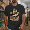 School Registry Student Enrollment Back To School Registrar Unisex T-Shirt